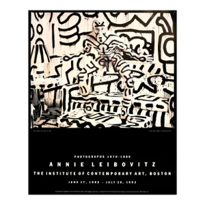 1994 American Exhibition Poster, Annie Liebowitz (Photograph of Keith Haring)