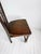 Vintage Gothic Revival Oak Hall Chair With Carved Back and Casters For Sale - Image 9 of 12