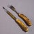 Rustic European Vintage Stainless Steel and Horn Cutlery Set 'Othello' by Anton Wingen, 1950s For Sale - Image 3 of 8