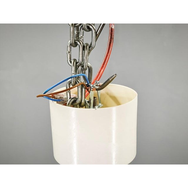 Black Czech Space Age UFO Pendant Lights, 1960s, Set of 2 For Sale - Image 8 of 12