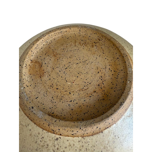 Handmade Extra Large Vintage Studio Pottery Bowl For Sale In Denver - Image 6 of 6