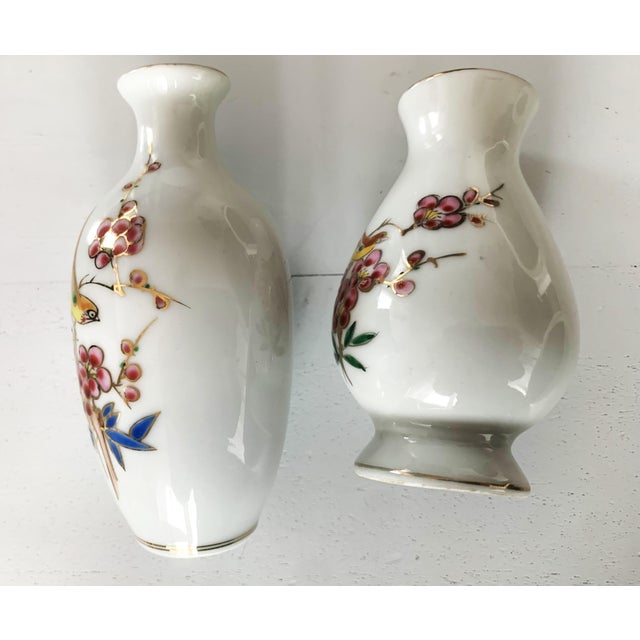Mid-Century Chinese Porcelain Vases, Set of 2 For Sale - Image 9 of 16