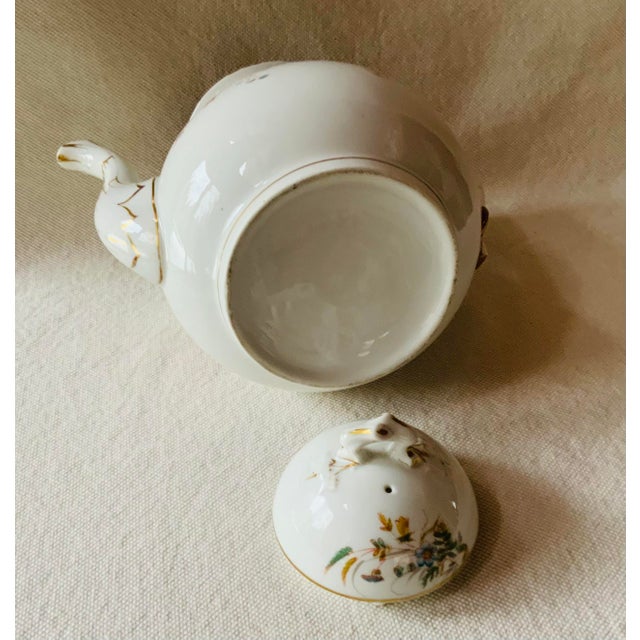 Antique French Limoges Coffee Pot - Mid-19th Century For Sale - Image 9 of 9