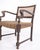 Wood Antique Oak Armchair with Upholstery and Cane, 1920s For Sale - Image 7 of 10