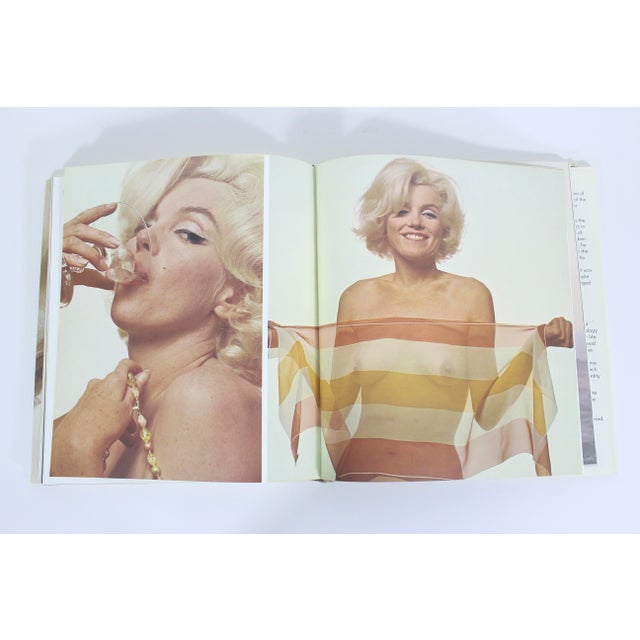 1973 Marilyn Biography Norman Mailer Monroe Raw Linen Hard Cover Coffee Table Book With Dust Jacket For Sale - Image 14 of 17