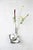 Flintstone silex curved wall mounted flower vessel by studio do dimensions: d 28,5 x w 13 x h 20 cm materials: stainless...