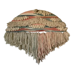 Large Vintage Organic Boho Chic Handmade Macrame Wall Art Hanging