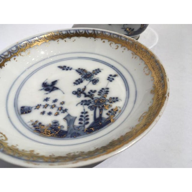 Blue Mid-18th Century Porcelain Cup with Dish from Meissen, Set of 2 For Sale - Image 8 of 16