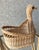 Late 20th Century Whimsical Late 20th-Century Decorative Rattan Duck Storage Basket For Sale - Image 5 of 12