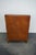 Vintage French Cognac-Colored Leather Club Chair, 1940s For Sale - Image 11 of 15
