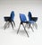 These industrial blue chairs are a design by Paul Favoretto from the 1970s. The robust design chairs were produced by...