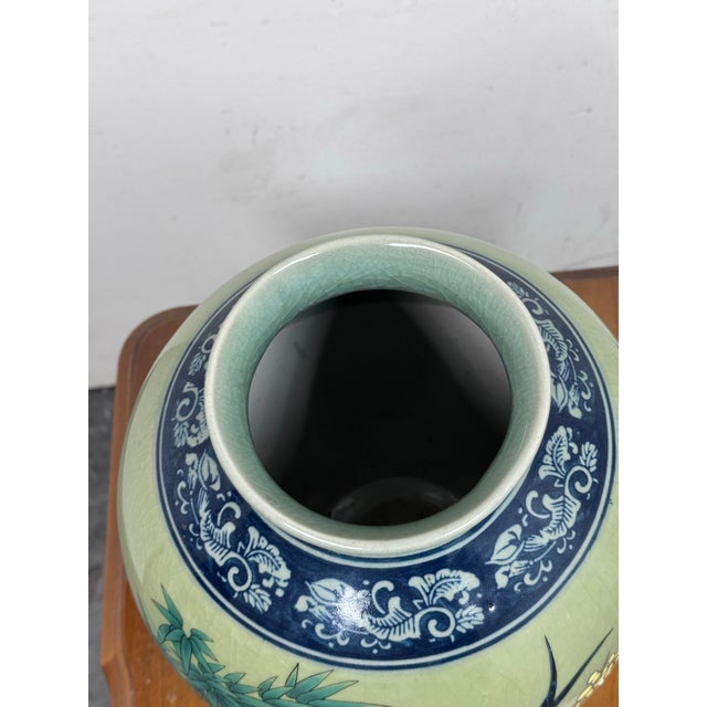 Japanese Jar Mouth Vase For Sale - Image 10 of 12