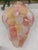 2020s Contemporary Sanded Pink and Amber “Petals” Murano Glass Chandelier Style For Sale - Image 5 of 8