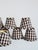 Vintage Black & Linen Chandelier Shades- Set of 8 For Sale - Image 4 of 12