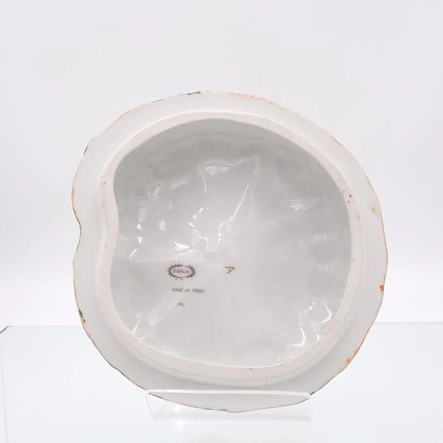 Ceramic Porcelain Pumpkin Small Box, Circa 1950 For Sale - Image 7 of 9