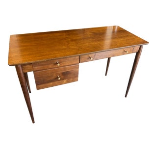 1960s Mid-Century Modern Walnut Floating Desk For Sale