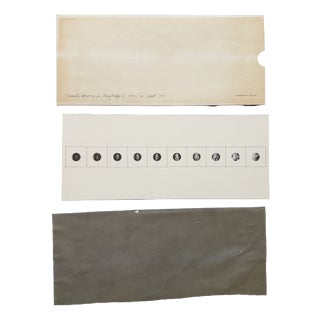Sol Lewitt, Schematic Drawings for Muybridge II, 1970 Offset Lithograph Photographic Paper, Set of 3 For Sale