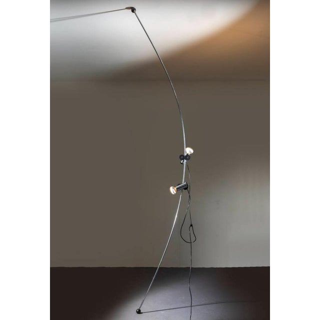 Vintage Molla Floor Lamp by Cesare Leonardi and Franca Stagi for Lumenform For Sale - Image 4 of 4