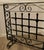 Good Quality Wrought Iron Fire Screen, Fire Guard This is a very attractive piece, the wrought iron work is superbly...