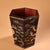 This exquisite vintage brush pot is a fine example of traditional lacquerware craftsmanship. The piece features a striking...