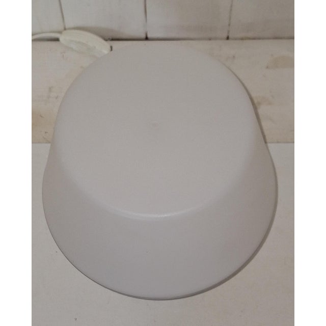 Vintage Table Lamp in Grey and White Plastic, 2000s For Sale - Image 6 of 7