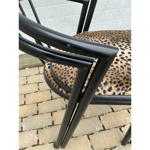 Black Pair of Vintage Chairs by Bks, Denmark For Sale - Image 8 of 11