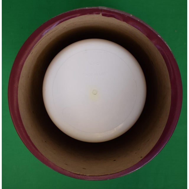 1980s "SEMPER PREPARATUS" The Official Preppy Madras Plaid Ice Bucket For Sale - Image 4 of 7