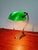 Articulated Brass Bankers Lamp with Green Opaline Shade, 1920s For Sale - Image 10 of 18