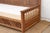 Artisanal 84" Reclaimed Teak Mousharabi Sofa For Sale - Image 4 of 9
