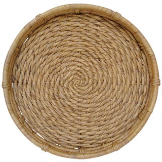 Oversize Woven Grass Hanging Basket For Sale