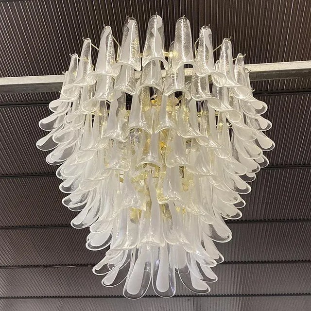 Murano Glass Chandelier with 18 Lights, 1990s For Sale - Image 3 of 6