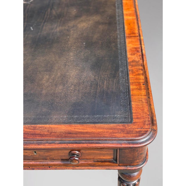 Wood Antique Mahogany Partners Library Table from W. Priest, 1790 For Sale - Image 7 of 16