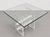 Glass Mid Century Modern Lucite & Glass Coffee | Side Table, C. 1970s For Sale - Image 7 of 13