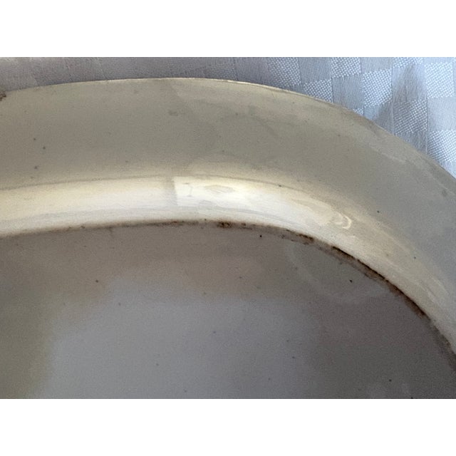 19th Century English Staffordshire Blue and White Transferware Platter For Sale - Image 16 of 17
