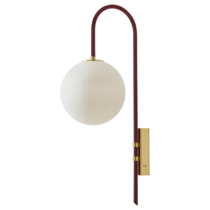 Red Brass Wall Lamp 06 by Magic Circus Editions
