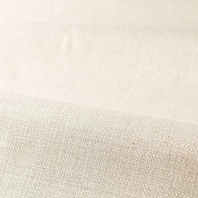 Zoffany Lustre Fabric in Natural Undyed For Sale