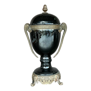 Vintage Boho Grand Tour Lidded Urn