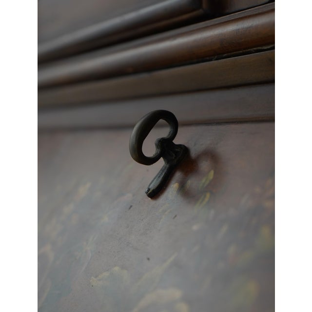 Ethan Allen Venetian Decorated Secretary Desk For Sale - Image 12 of 18