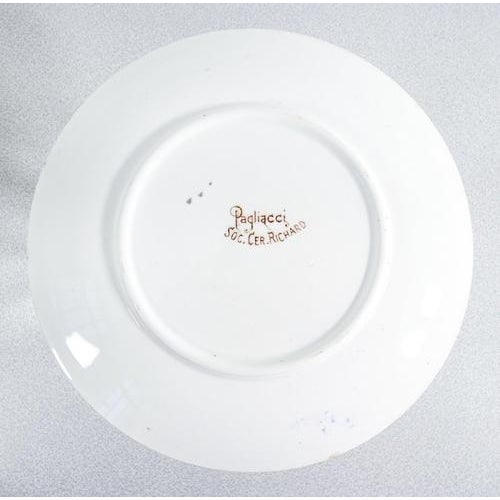 Pagliacci Plates from S. C. Richard, 1890s, Set of 5 For Sale - Image 4 of 18