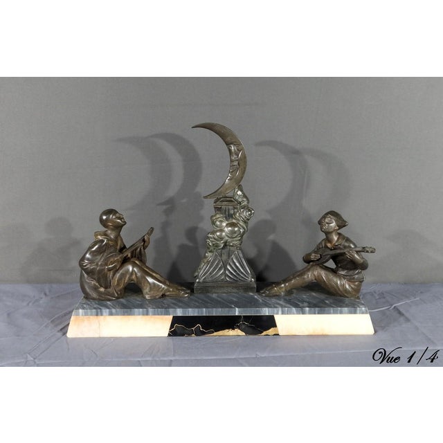 Pierrot and Columbine, Early 20th Century, Regula For Sale - Image 4 of 18