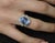 Late 20th Century Fine 7.43ct Gia Ceylon Blue Sapphire & 0.60ct Diamond Platinum Ring, Size 5.75 For Sale - Image 18 of 18