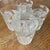 Unknown manufacturer blown and cut crystal double old fashioned glasses. Heavy glasses with great detail. Even the bottom...