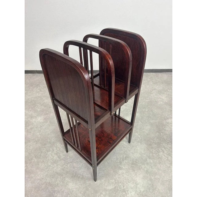 Thonet Secession Magazine Holder by Otto Wagner for Thonet, 1890s For Sale - Image 4 of 11