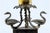 Silver Silver Toothpick Holder with Three Shell-Shaped Holders For Sale - Image 8 of 12
