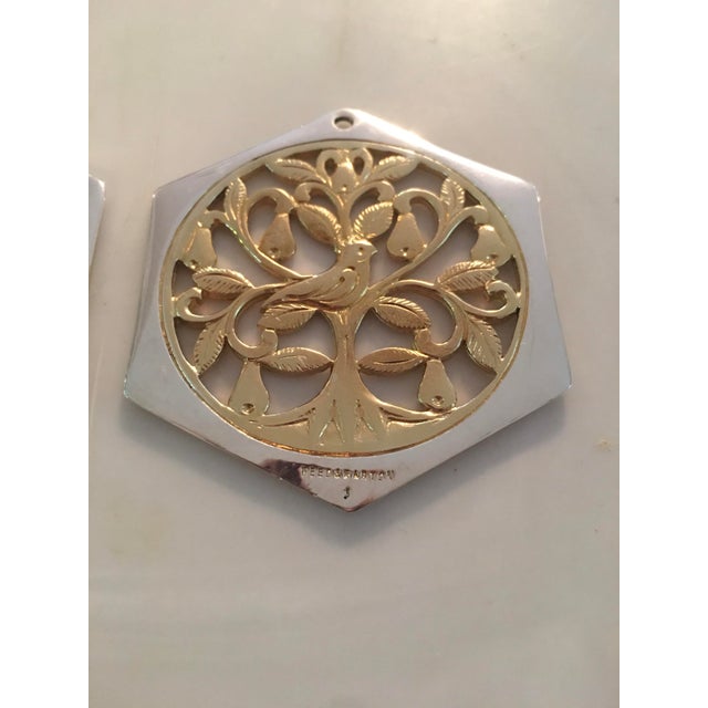 1980s Reed & Barton 12 Days of Christmas Ornaments - Set of 2 | Chairish