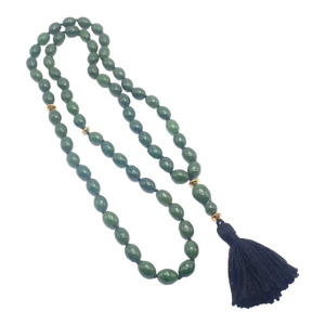 1970s Tiffany & Co. Angela Cummings Nephrite Jade Bead Yellow Gold Necklace