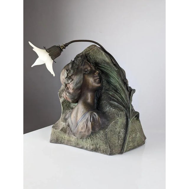 Art Nouveau Lamp by Julien Causse, 1900s For Sale - Image 12 of 12