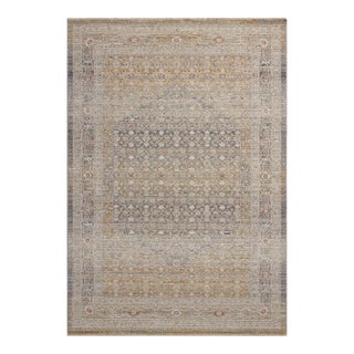 Chris Loves Julia x Loloi Ida Stone / Gold 11'-6" x 15'-6" Area Rug For Sale
