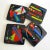 Vintage 1980's Postmodern Studio Fused Art Glass Multicolor Abstract Coasters - Set of 4 For Sale - Image 10 of 12