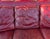 Hancock & Moore Sundance Burgundy Leather Sofa With Nailhead Trim and Turned Bun Feet For Sale - Image 13 of 18